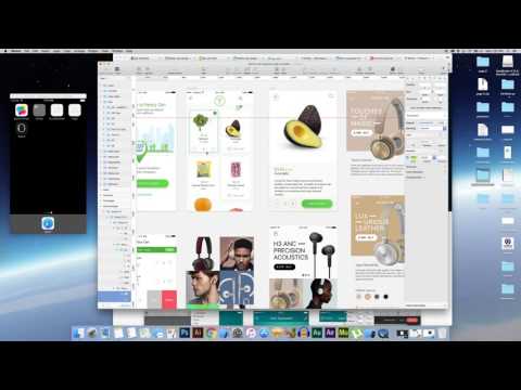 Mobile App Design In Sketch 3 with Swift 2 بالعربي