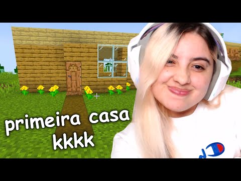 Play Guima building his first house in Minecraft, lol.