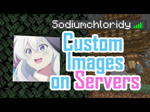 How to get custom Images on your Minecraft server! [Server Edition]