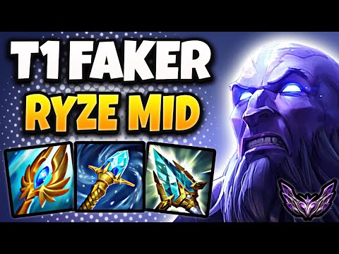 T1 Faker Ryze MID vs Akali - Patch 25.2 Korea Master ✅