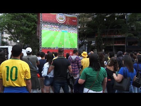 Brasil estreia Copa do Mundo com vitória e muita festa em Nova Friburgo