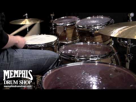 Brady Jarrah Ply Drum Set 22/10/12/14/16/14 - Blackheart Gloss "Squid"