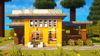 Minecraft Cafe Tutorial - How to Build a Coffee Shop in Minecraft 1.20