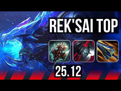 REK'SAI vs DARIUS (TOP) | 4k comeback | EUW Master | 25.12