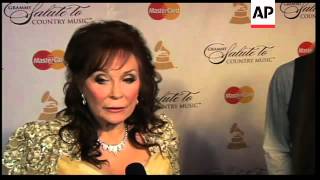 Stars gather to honor country music legend Loretta Lynn