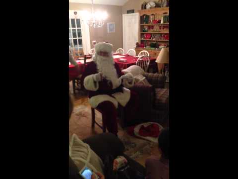 Santa visits Wilson House 2013