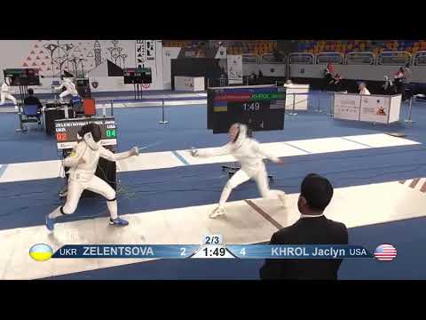 Cairo Worlds 2021 JWE - L8 - Zelentsova UKR v Khrol USA