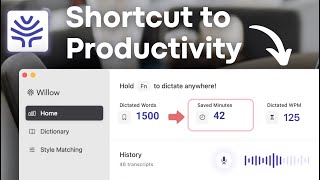How I Optimize My Time with Voice Dictation | Willow Voice Review