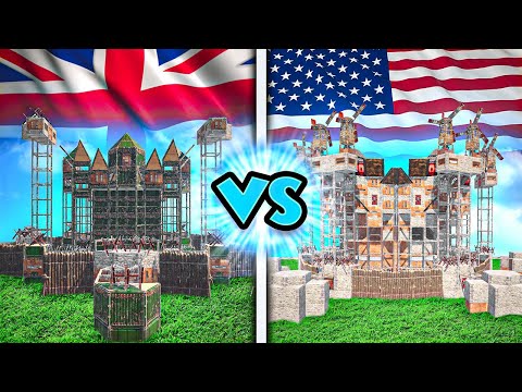USA vs UK Base Wars - Rust