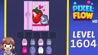 Pixel Flow Level 1604 Solution Walkthrough