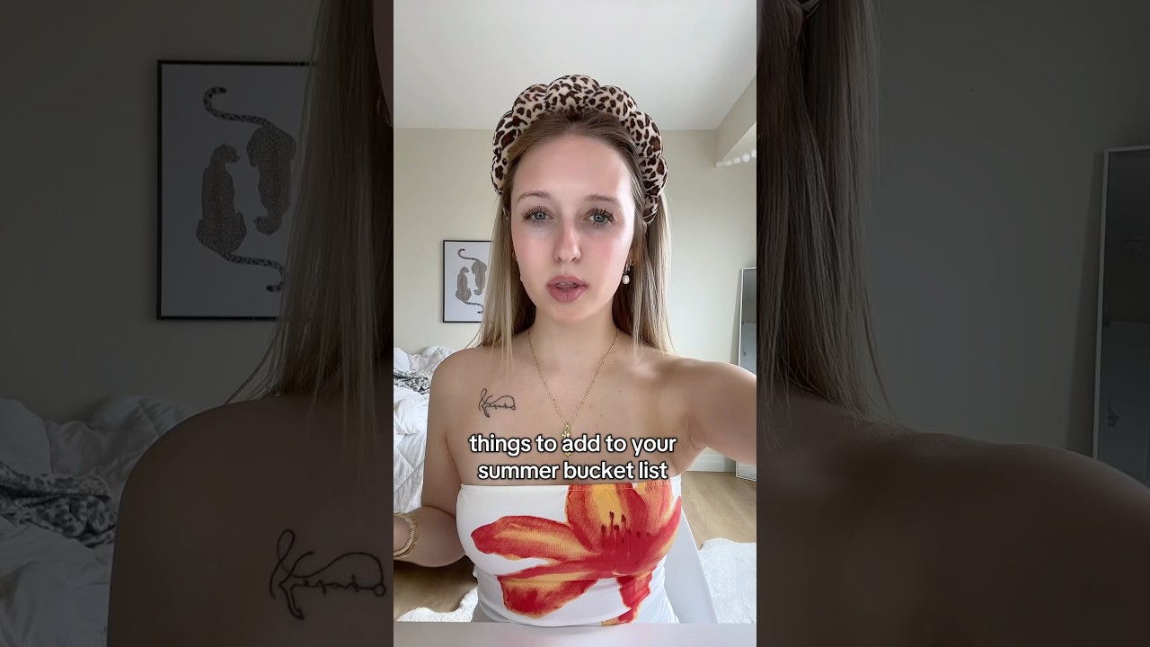 Grwm bucket list ideas #grwm #summer #summerbucketlist