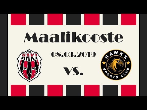 AC HaKi - SC Hawks 08.03.2019 Maalikooste
