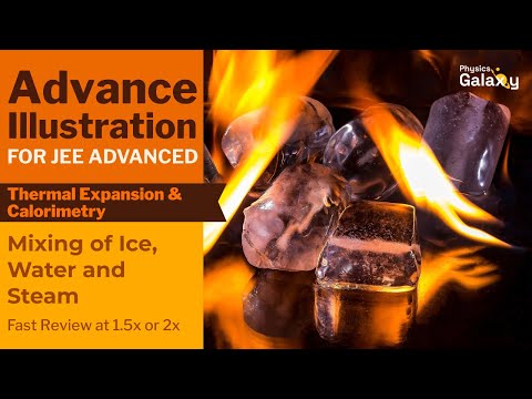 22. Advance Illustration | Thermal Expansion & Calorimetry | Mixing of Ice, Water and Steam