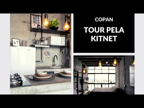 Tour por kitnet no 29° andar do Copan