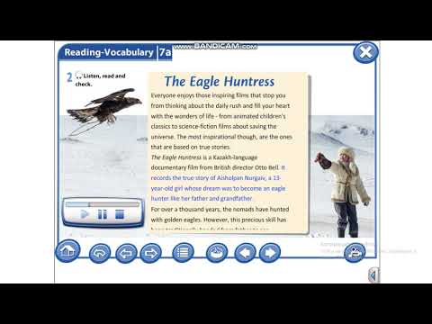 Excel 9 Module 7 text 'The Eagle Hunters' p76 ex1