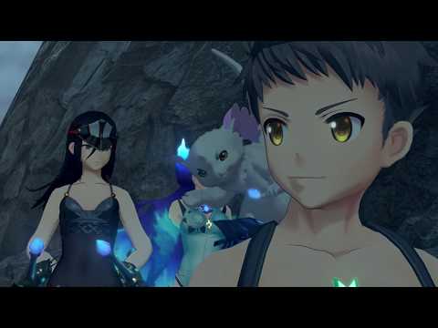 Xenoblade Chronicles 2 Swimsuit Edition Cutscene 129 - Cliffs of Morytha, Where Titans Rot