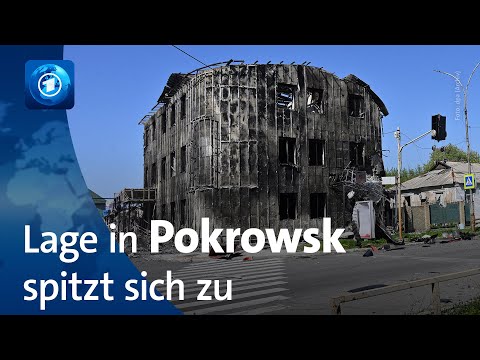 Krieg gegen die Ukraine: Lage in Pokrowsk spitzt sich zu