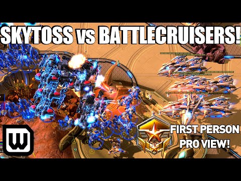 Starcraft 2: SKYTOSS vs BATTLECRUISERS! (TY vs Showtime First Person POV)