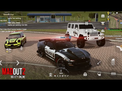 Mad Out 2 Big City Online: Got Promoted to lieutenant | Police Mustang Car | #madout2 #gta #gta5