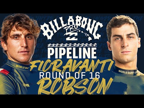 Leonardo Fioravanti vs  Caio Robson | Billabong Pro Pipeline - Round of 16 Heat Replay