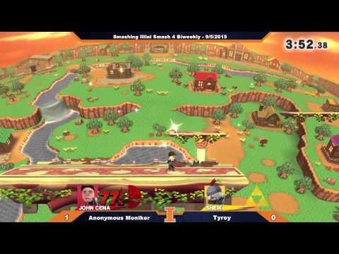 [Sm4sh Biweekly 1] Anonymous Moniker (Mii Brawler) vs. Tyroy (Sheik) SSB4 Singles Grand Finals