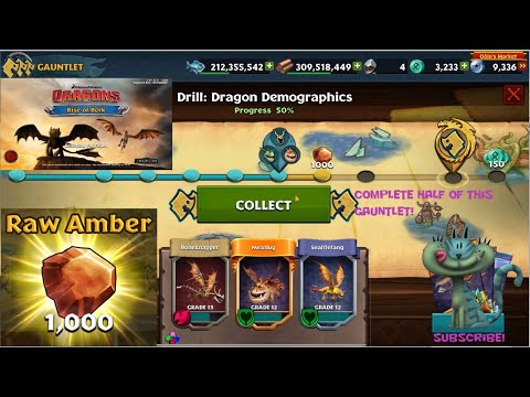 Dragons Rise of Berk Complete half of Gaunlet called Drill Dragon Demographics collect great prizes