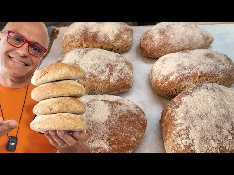 RICETTA DEL PANE FACILE ! Pane fatto in casa solo due passaggi