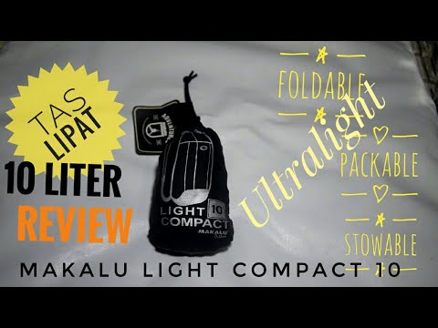 review tas 10 liter dilipat hanya segenggaman tangan review tas 10 liter dilipat hanya segenggaman tangan