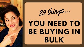 THINGS YOU SHOULD BE BUYING IN BULK | SAVE TIME, MONEY AND PACKAGING