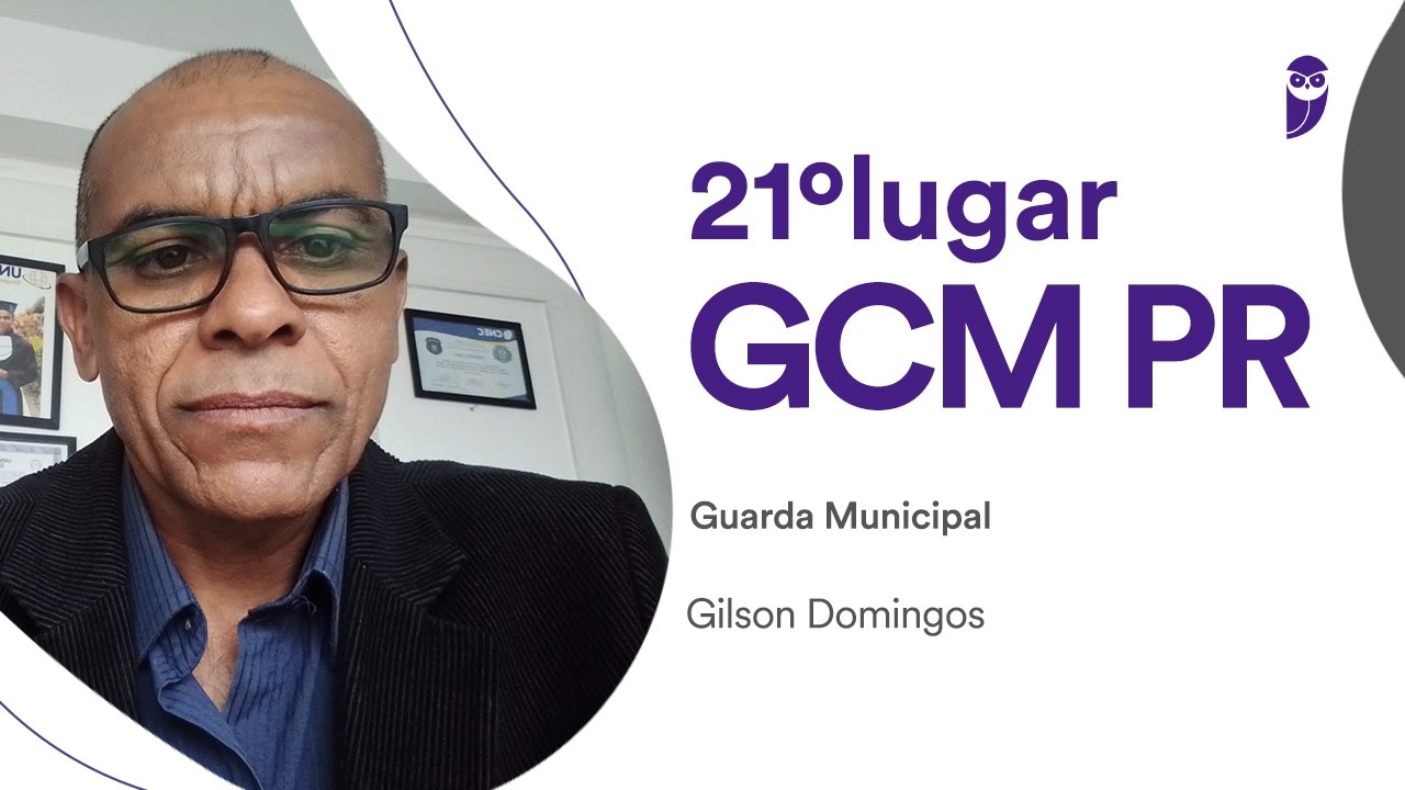 Aprovado na GCM do Paraná, com mais de 50 anos, Gilson Domingos conta a trajetória