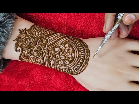 Easy & Simple Mehndi Design For Hands/ Latest Full Arabic Style Backside Mehandi/ New Mehendi 2026