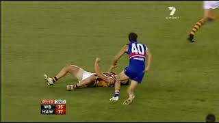 Jordan Lewis gets hammered.