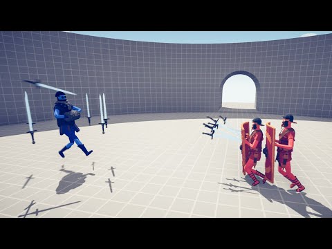 Swordcaster vs Every Unit - Totally Accurate Battle Simulator TABS