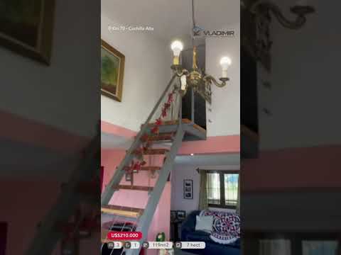 Venta de Chacra 7 HECTÁREAS / 3 DORMITORIOS CON PISCINA en Cuchilla Alta, Canelones. BAJÓ DE PRECIO!