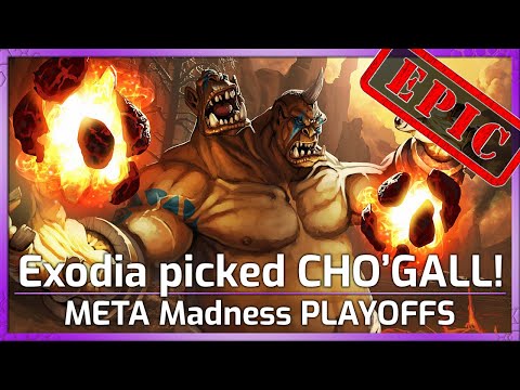 EPIC! Exodia picked CHO'GALL! - META Madness Playoffs - Heroes of the Storm