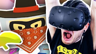 I GET ROBBED IN VR!!  Job Simulator