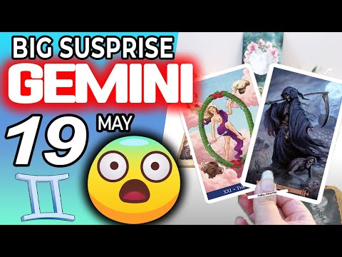 Gemini ♊ 😨 BIG SUSPRISE 😨 Horoscope for Today MAY 19 2022♊Gemini tarot may 19 2022