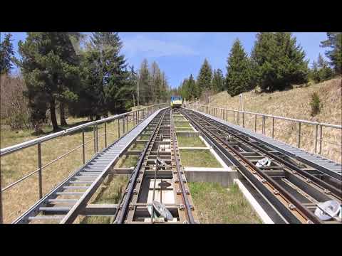 Standseilbahn 7270.01 Davos Schatzalp - Bergfahrt - funicular Switzerland - Schatzalpbahn