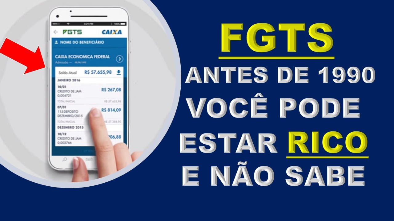 COMO ACHAR SEU DINHEIRO DO FGTS ANTES DE 1990?