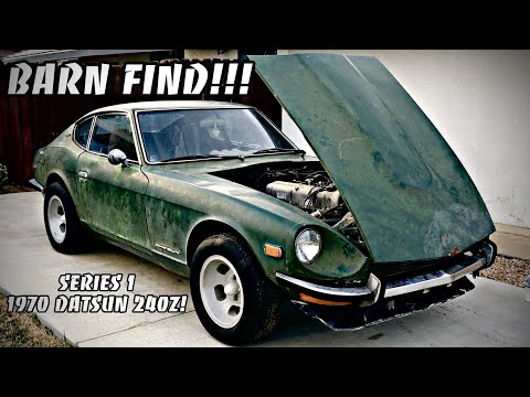 Barn Find!!! 1970 Datsun 240z Series 1!