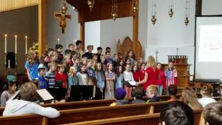 Sixth Grade Choir Performs "My Country, 'Tis of Thee"