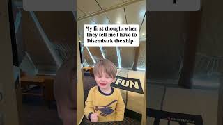Who else feels the same way? I hate disembarkation day!  #cruise #funny #ocean
