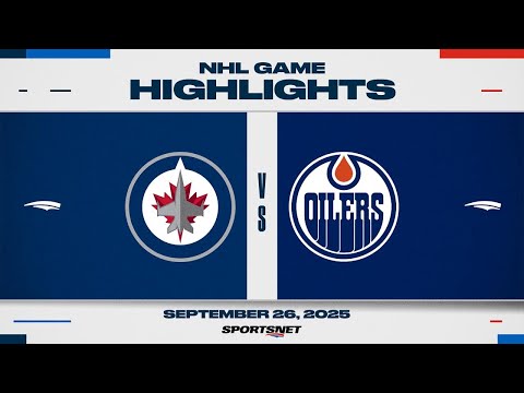 NHL Preseason Highlights | Jets vs. Oilers - September 26, 2025