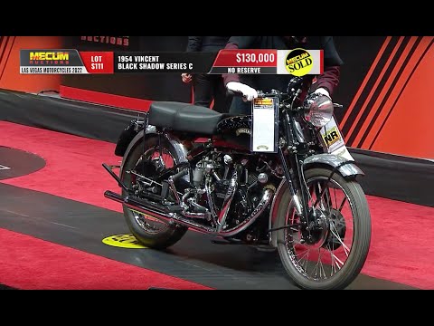 1954 Vincent Black Shadow Series C // Mecum Las Vegas Motorcycles 2022