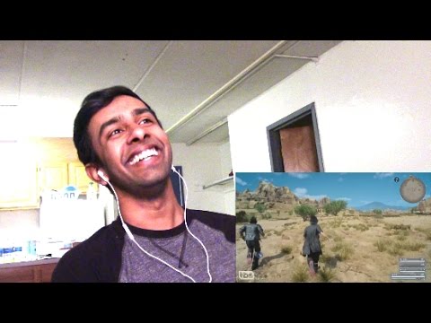 Clueless Gamer: "Final Fantasy XV" With Elijah Wood - CONAN on TBS(REACTION)