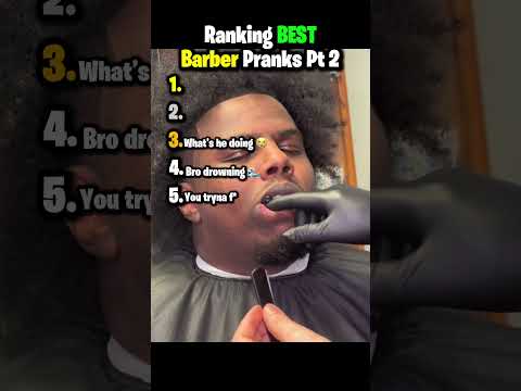 Ranking BEST Barber Pranks Pt 2 💈😭