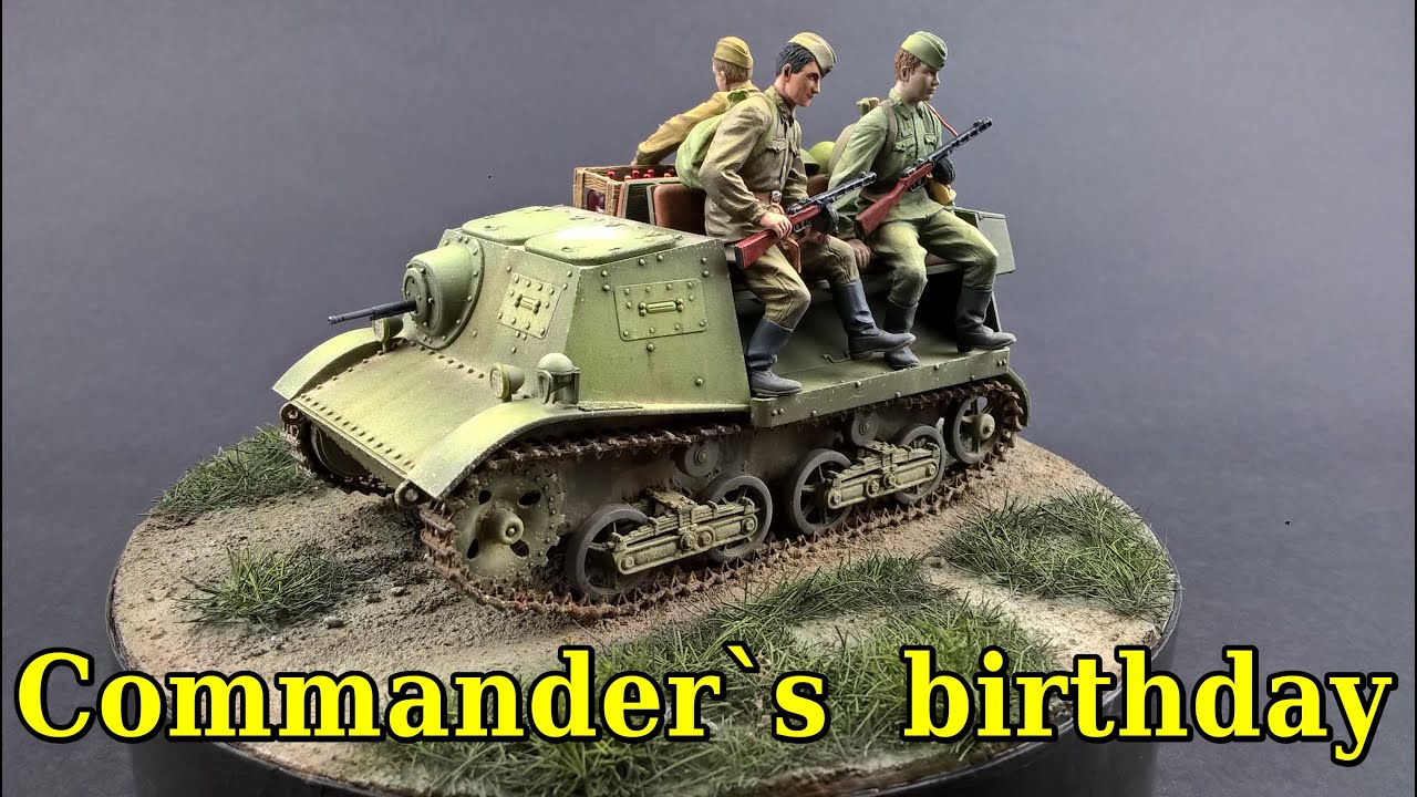 #11 „Commander`s birthday” 1/35 small diorama (vignette)