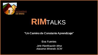 RIM TALK #16: "Un Camino de Constante Aprendizaje" - Eva Fuentes