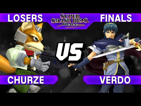 Smash Melee - Churze (Fox) vs Verdo (Marth) - S@LT 195 Losers Finals