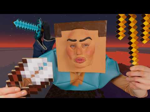 ASMR Minecraft Steve gives you a haircut! ✂️🫧